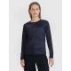 Longsleeve rowerowy szybkoschnący damski 4F 4FWSS25TFLOF344-20A