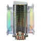 5. Chłodzenie CPU Rampage OCTAGONC60-WHITE LGA1700/AM5 1800RPM 2x 120mm ARGB PWM