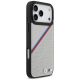 4. Etui BMW M Tricolor Metal Logo MagSafe do iPhone 17 Pro Max - szare