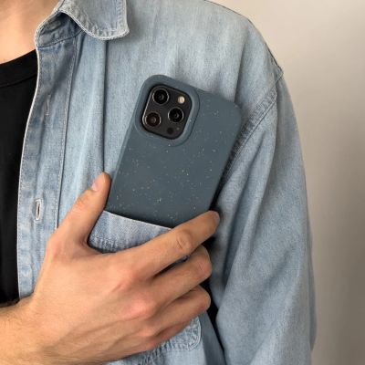 8. Eco Case etui do iPhone 13 Pro Max silikonowy pokrowiec obudowa do telefonu miętowy