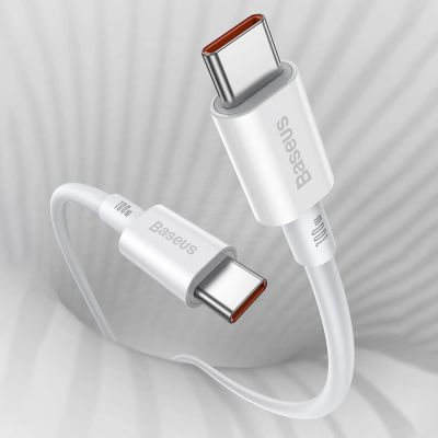 12. Kabel Baseus CATYS-C01 USB-C - USB-C PD QC FCP 100W 5A 480Mb/s 2m - czarny