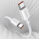 12. Kabel Baseus CATYS-C01 USB-C - USB-C PD QC FCP 100W 5A 480Mb/s 2m - czarny