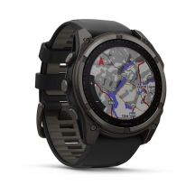 Zegarek Garmin Fenix 8 Solar Sapphire Titanium Carbon Grey DLC Black