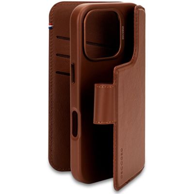 2. Skórzana obudowa ochronna iPhone 16 Pro kompatybilna z MagSafe (tan)
