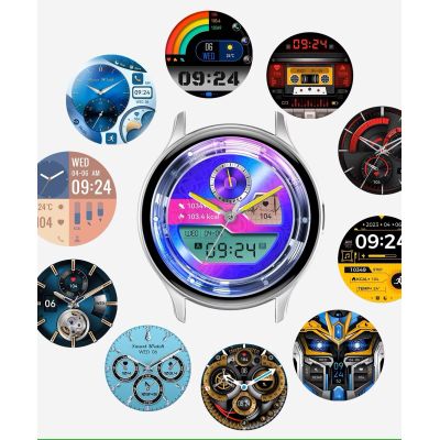 5. Smartwatch Damski RUBICON RNCF11 Silver/Grey SMARUB242