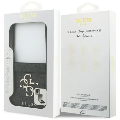8. Etui Guess Big 4G Logo Classic Logo na Samsung Galaxy Z Flip 7 - czarne