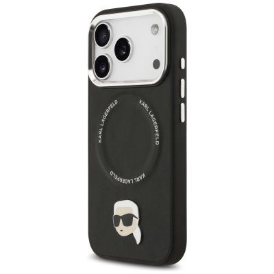 2. Etui Karl Lagerfeld Karl Pin MagSafe do iPhone 17 Pro Max - czarne