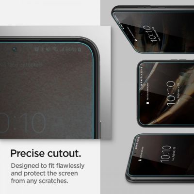 11. Szkło hartowane Spigen Glas.tR EZ Fit na Samsung Galaxy S22 - 2 szt.