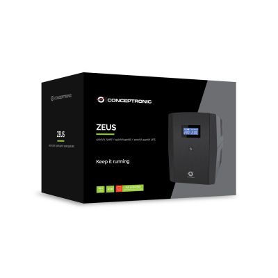 Zasilacz awaryjny UPS Conceptronic 2200 VA/1320 W/4 W/Wielka Brytania/HID USB/RJ45in/wyjście/AVR sw