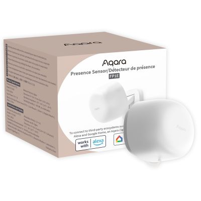 Aqara Presence Sensor FP1E | Czujnik obecności | Zigbee 3.0, Matter, zasięg 6m, 120 stopni