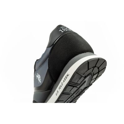 7. U.S Polo Assn buty sportowe sneakersy męskie modne wygodne szare