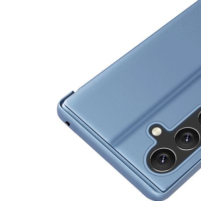 7. Clear View Case etui do Samsung Galaxy A24 4G pokrowiec z klapką czarne