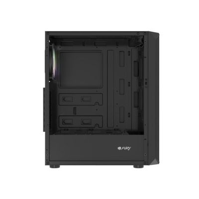 19. FURY OBUDOWA KOMPUTEROWA FURY SHOBO RGB MIDI TOWER Z OKNEM CZARNA