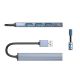 2. Hub USB-A Orico AH-A13 stacja dokująca 1x USB-A 3.0 + 3x USB-A 2.0 - szary