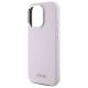 6. Etui DKNY Liquid Silicone Small Metal Logo MagSafe na iPhone 16 Pro Max - różowe