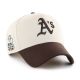2. Brand `47 czapka z daszkiem Oakland Athletics Coop Sure Shot BCPTN-MDTTC18GWP-BN08