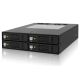 8. Płyta montażowa IcyDock 4x6,3cm SATAI-III/SAS w 1x5,25" HDD/SSD