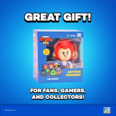 6. BRAWL STARS S1 ACTION FIGURES 11cm - COLT