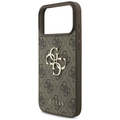 6. Etui Guess 4G Big Logo na iPhone 17 Pro / 18 Pro - brązowe