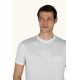2. Paul&Shark T-shirt męski z bawełny i lyocellu jasny ecru (26411007-108) - klasyczny komfort
