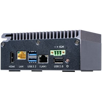 4. Shuttle Edge PC SPCEL03 Wielkość PC 0.46L Czarny x6413E Intel SoC BGA 1493 1,5 GHz