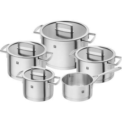 19. Zestaw garnków ZWILLING Vitality 66460-000-0 (1,5 litra, 2 litry, 3 litry, 3,5 litra, 6 litrów)