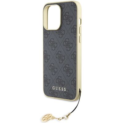 6. Etui Guess 4G Charms Collection do iPhone 15 Pro Max - szare
