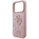 6. Etui Guess Fixed Glitter Big 4G na iPhone 17 Pro / 18 Pro - różowe