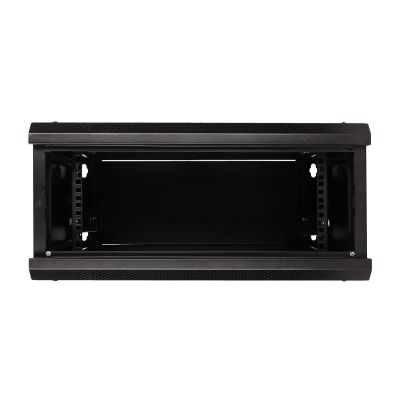 9. Extralink Szafa rack 4U 600x450 Czarna montowana na ścianie
