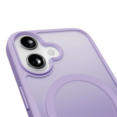 5. Etui Puro Gradient TPU kompatybilne z MagSafe na iPhone 17 - fioletowe