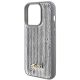 6. Etui Guess Sequin Script Metal na iPhone 15 Pro Max - srebrne