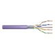 4. Kabel instalacyjny DIGITUS kat.6, F/UTP, Dca, AWG23/1, LSOH, 305m, fioletowy, szpula