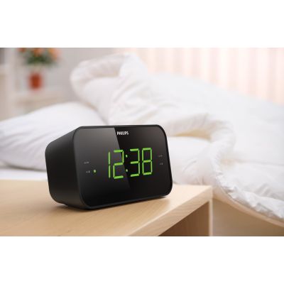 10. Philips TAR3306/12 budzik Cyfrowy budzik Czarny