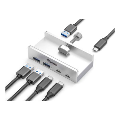 2. Equip 128967 huby i koncentratory USB 3.2 Gen 1 (3.1 Gen 1) Type-A 5000 Mbit/s Aluminium