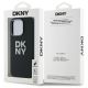 8. Etui DKNY Liquid Silicone Metal Logo na iPhone 16 Pro - czarne