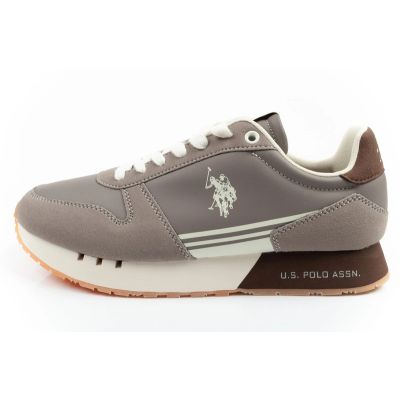 2. U.S Polo Assn buty sportowe sneakersy męskie modne wygodne brązowe