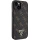 4. Etui Guess 4G Triangle Metal Logo na iPhone 14 / 15 / 13 - czarne