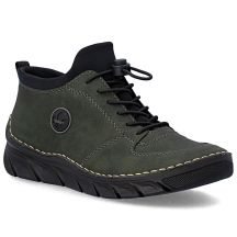 Botki damskie trzewiki zielone Rieker  55071-54