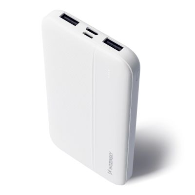 3. Wozinsky powerbank Li-Po 10000mAh 2 x USB biały (WPBWE1)