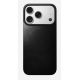 4. NOMAD Magnetic Leather Back - nakładka magnetyczna na iPhone 18 Pro / 17 Pro kompatybilna z MagSafe, skóra Horween (black)