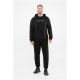 Bluza męska VIKING Team Wear Man Bamboo z kapturem czarna   M