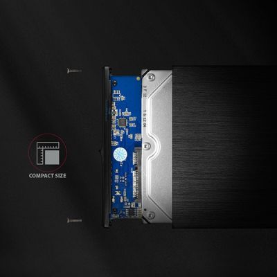 13. AXAGON EE35-XA3 Obudowa zewnętrzna 3.5", USB 3.0, SATA II, Aluminium - czarna