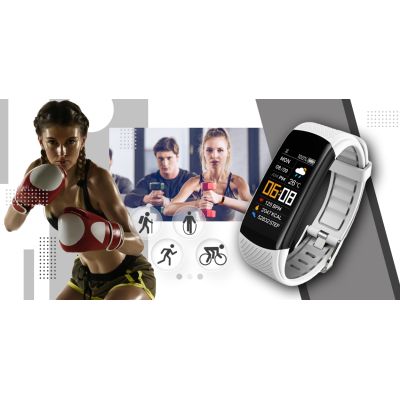 5. Smartwatch GIEWONT Czarno Biały 2 Paski GW200-2