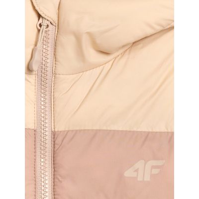 7. Kurtka puchowa z wypełnieniem syntetycznym dziewczęca 4F 4FJRAW25TDJAF0771-83S