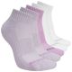Skechers 5pk Unisex 1/2 Terry Qtr Crew S602095-501 Fioletowe 35-38