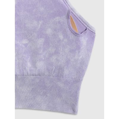 9. Biustonosz treningowy bezszwowy z niskim wsparciem damski 4F 4FWSS26USBAF203-51A