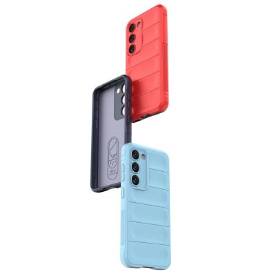 8. Magic Shield Case etui do Samsung Galaxy S23+ elastyczny pancerny pokrowiec niebieskie