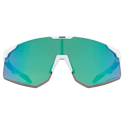 3. Uvex Pace Perform S CV Okulary do wielu sportów Unisex Półobwódkowe Biały
