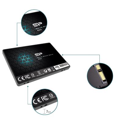 6. Dysk SSD Silicon Power S55 480GB 2,5" SATA III 560/530 MB/s (SP480GBSS3S55S25)