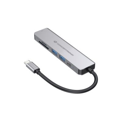 8. Conceptronic DONN02G stacja dokująca USB 3.2 Gen 1 (3.1 Gen 1) Type-C Aluminium